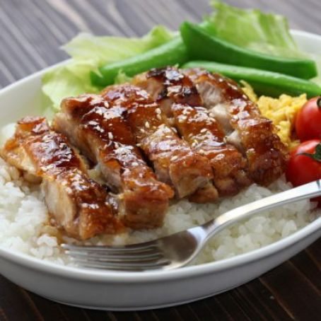 Sticky Teriyaki Glazed Chicken