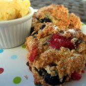 Berry Scones with Orange Honey Butter
