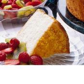 Lemon-Glazed Angel Food Cake