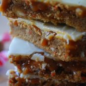 Caramel Carrot Cake Bars
