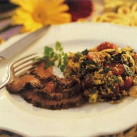 Tabbouleh With Grilled Vegetables