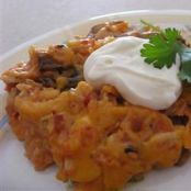 Chicken with salsa and mushrooms