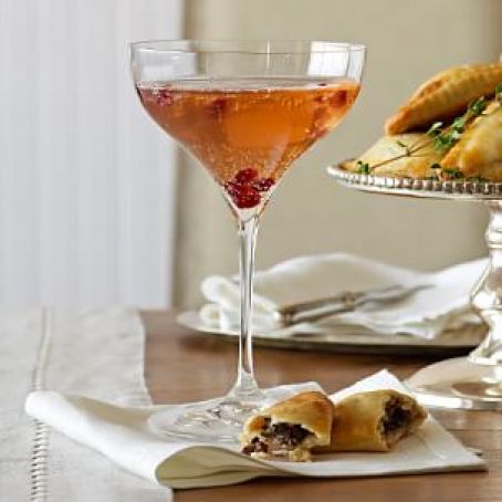 Pomegranate Champagne Cocktail