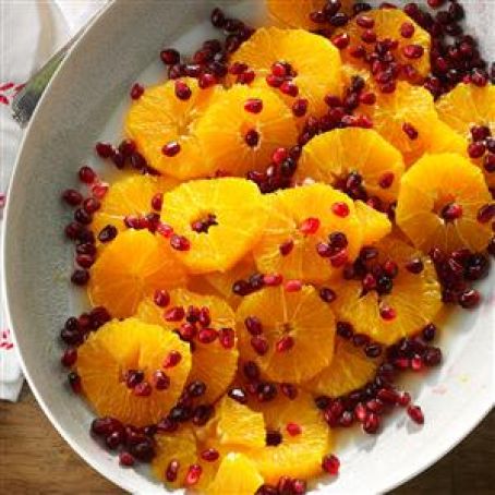 Orange Pomegranate Salad with Honey Recipe