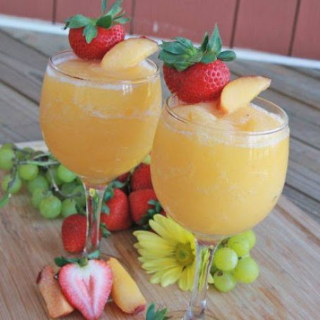 Moscato Peach Wine Slushies