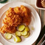 Spicy Fried Chicken With Honey & Pickles