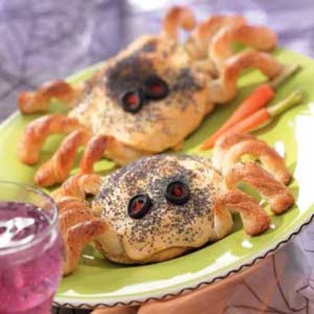 Ham 'n' Cheese Spiders