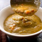 Slow Cooker Split Pea Soup Recipe
