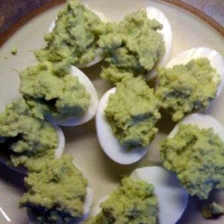 Guacamole Deviled Eggs