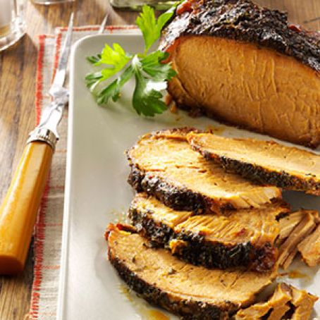 Garlic-Apple Pork Roast Recipe