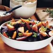 Roasted Beets with Horseradish Cream