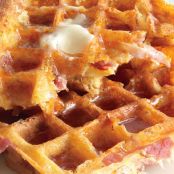 Ham-and-Cheese Waffles