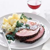 Ginger Aled Ham & Cheddar Mashed Potatoes