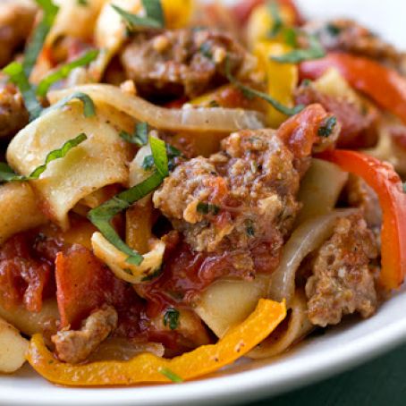Saucy Italian Drunken Noodles