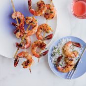 Garlicky Grilled Shrimp