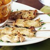 Mustard Glazed Pork Skewers