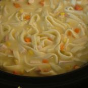 Crockpot Creamy Chicken Noodle Soup