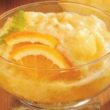 Frozen Banana Pineapple Cups