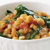 Chickpea and Spinach Stew