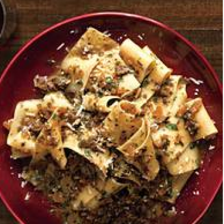 Porcini-Parsley Pasta