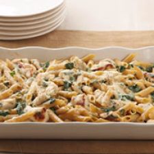 Chicken-Penne Florentine Bake
