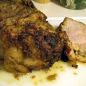 Pernil, A Puerto Rican Style Roast Pork Shoulder