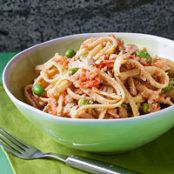 Nutty Asian Noodles with Carrots & Edamame