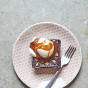 Baked Brownie for One