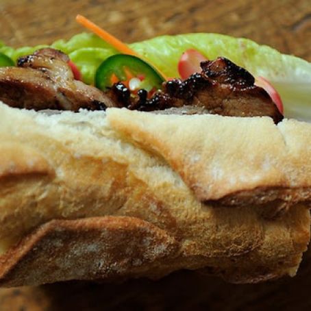Caramelized Pork Banh Mi