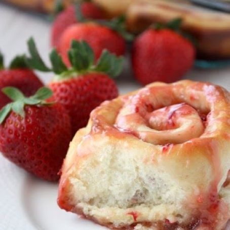 Strawberry Sweet Rolls