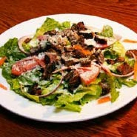 Sliced Steak Salad with Bloody Mary Vinaigrette