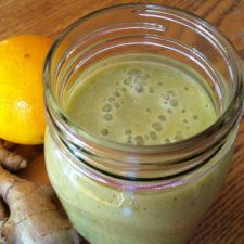 Orange and Ginger Smoothie Recipe (for Cold and Flu)