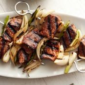 Sweet-and-Spicy Beef Kebabs