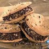 Triple Chocolate Chip Ice Cream Sandwiches
