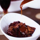 Chocolate Ganache Bread Pudding