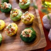 White Bean Salad in Patty Pan Cups