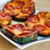 Grilled Zucchini Pizza Slices