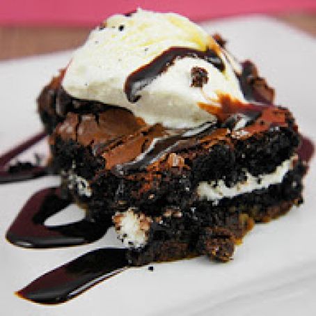 Chocolate Chip Oreo Brownies