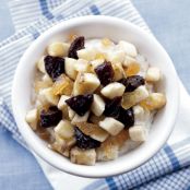 Oatmeal with Prune & Banana Compote