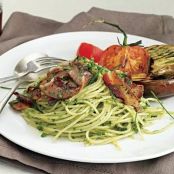 Meals (Summer Herbed Spaghetti with Crumbled Bacon)