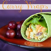 Chicken Salad Curry Wraps
