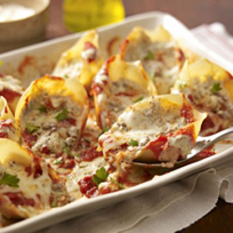 Creamy Pesto-Stuffed Shells