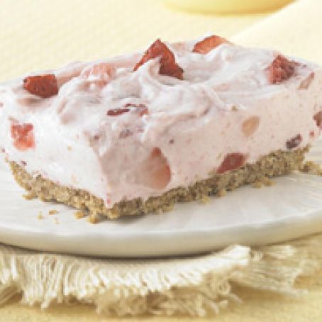 Strawberry Fields No-Bake Cheesecake