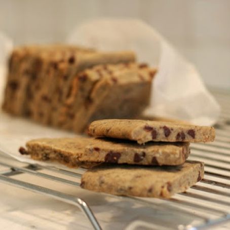 Espresso-Chocolate Shortbread Cookies****
