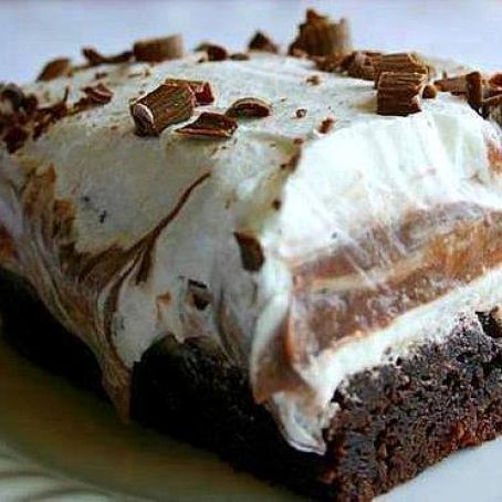Refrigerator Brownie Cake