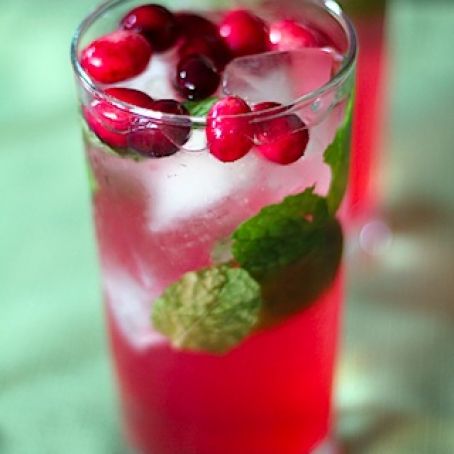 Cranberry Mojitos