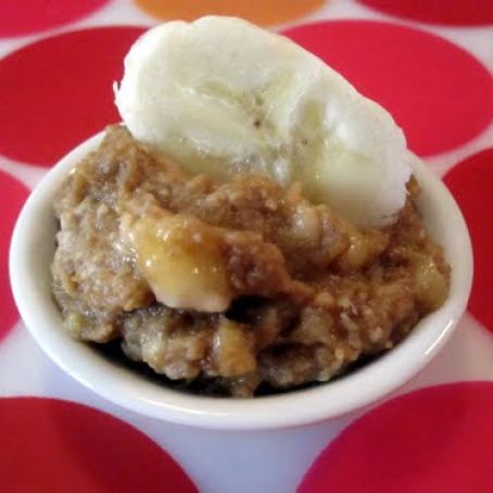 Banana Molasses Oatmeal Mash