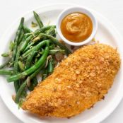 Oven-Fried Chicken with Green Beans