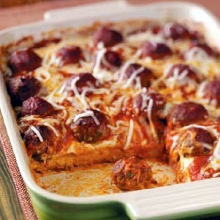 Meatball Sub Casserole Recipe