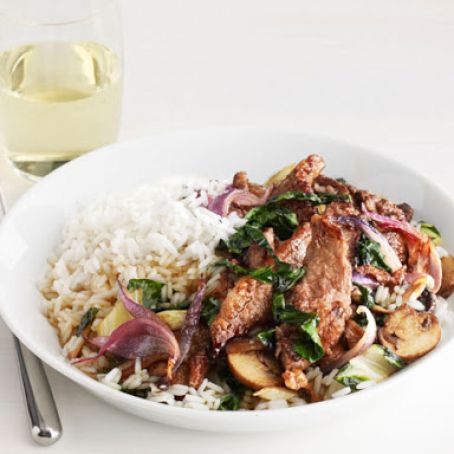 Beef and Mushroom Stir-Fry